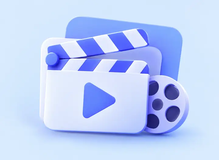 Icono de la función de reels cinematográficos