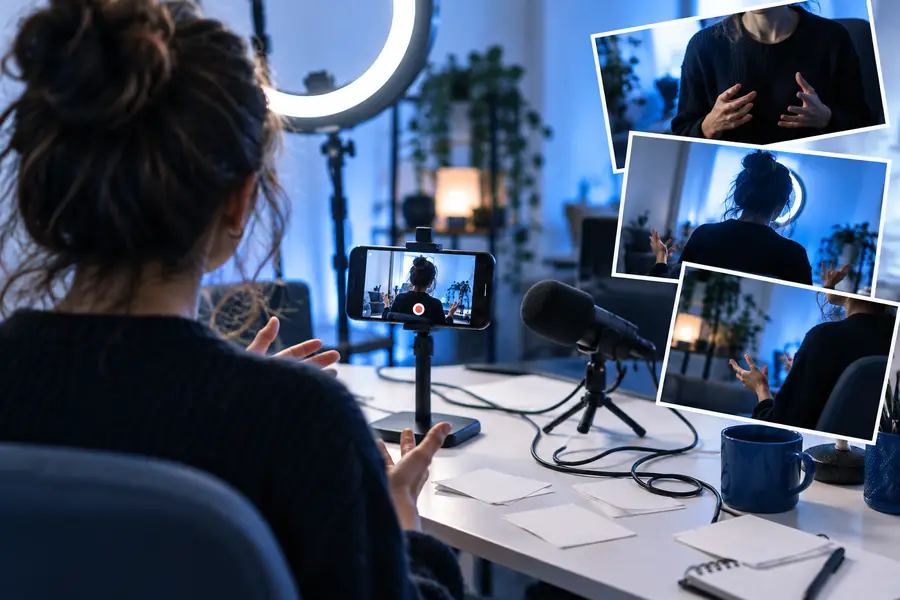 Unstructured video recording concept